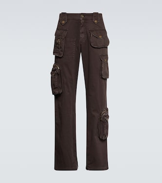 Mid-rise straight cargo pants | Dolce&Gabbana