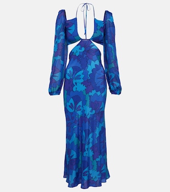 Kamilla printed georgette maxi dress | Rixo