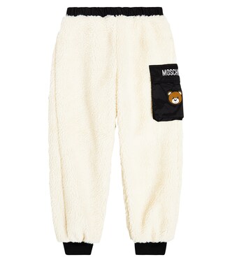 Logo fleece sweatpants | Moschino Kids