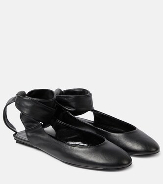 Cloe leather slingback flats | The Attico