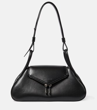 Gemini leather shoulder bag | Amina Muaddi