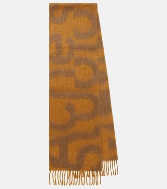 Logo wool-blend scarf | Acne Studios