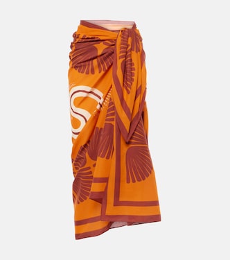 Kené printed cotton beach cover-up | Johanna Ortiz