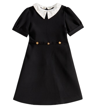 Medusa studded cady dress | Versace Kids