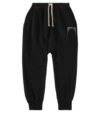 Printed cotton sweatpants | Rick Owens Kids