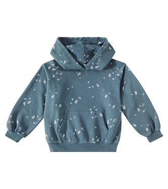 Paisley cotton jersey hoodie | Rylee + Cru