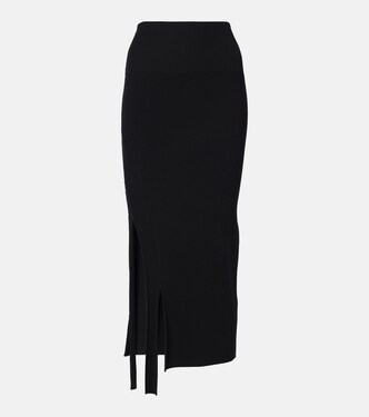 Satin midi skirt | Victoria Beckham