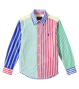 Pinstripe cotton shirt | Polo Ralph Lauren Kids