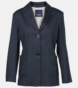 Derna linen-blend twill blazer | 'S Max Mara