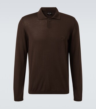 Virgin wool polo sweater | Giorgio Armani
