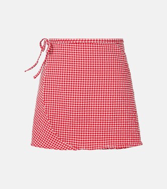 Seersucker beach cover-up | Hunza G