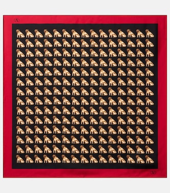 Petit Charles silk scarf | Valentino