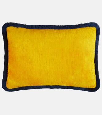 Silk velvet cushion | Les-Ottomans