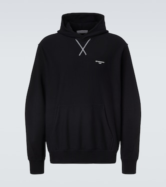 Logo cotton jersey hoodie | Givenchy