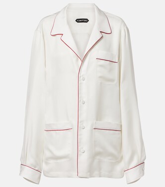Silk twill pajama shirt | Tom Ford