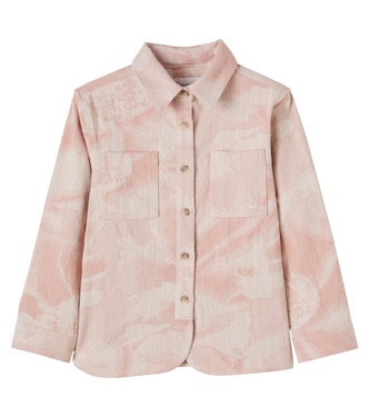 Chaqueta Belt-Locket de jacquard en mezcla de algodón | Bonpoint