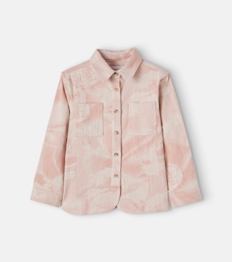 Belt-Locket cotton-blend jacquard jacket | Bonpoint