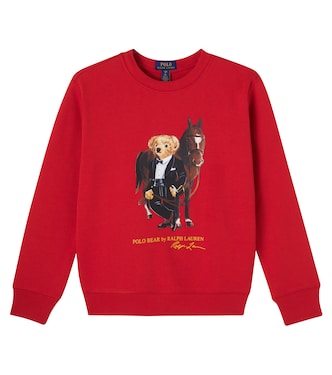Polo Bear cotton sweatshirt | Polo Ralph Lauren Kids