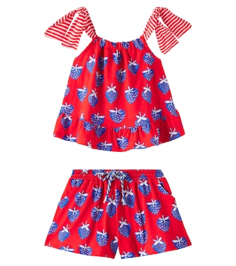Silvestre cotton top and shorts set | Fábula