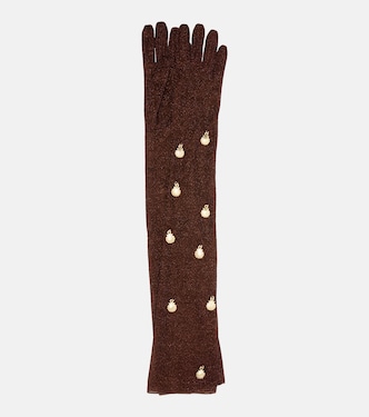 Lumière embellished gloves | Oséree