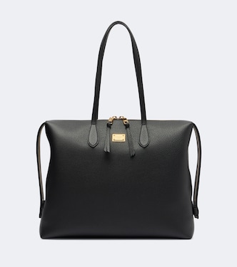Vittoria Large leather tote bag | Dolce&Gabbana