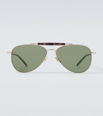 Gafas de sol de aviador SL Logo | Saint Laurent