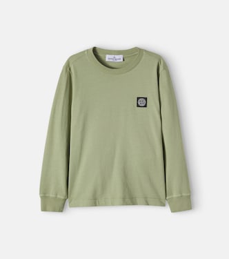 Compass cotton jersey T-shirt | Stone Island Junior