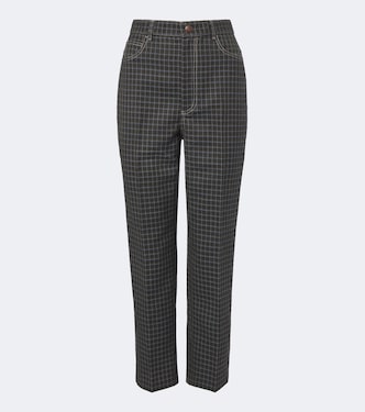 Pantaloni regular a quadri | Acne Studios
