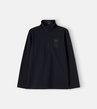 Printed half-zip ski top | Bogner Kids
