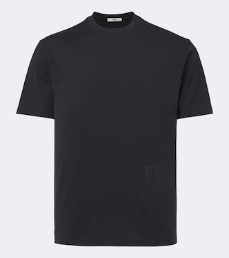 Logo cotton jersey T-shirt | Fendi