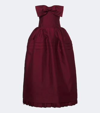 Vestido bustier en mezcla de lana | Shushu/Tong