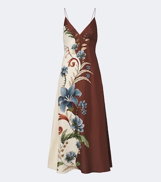 Robe midi Millena à fleurs | Farm Rio
