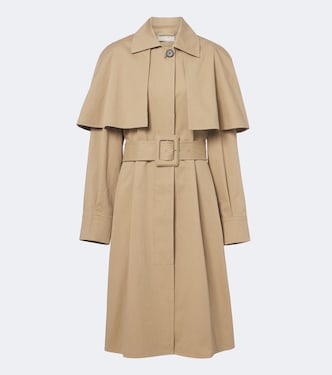 Ayana caped cotton twill trench coat | The Row