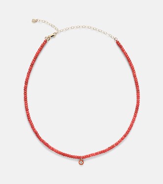 Collier en or 14 ct et perles fantaisie | Sydney Evan