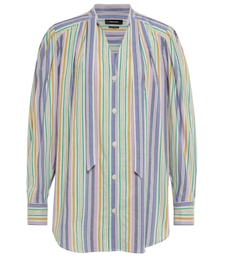 Gestreifte Bluse Tiverna aus Baumwolle | Isabel Marant