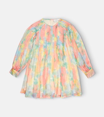 Floral silk georgette dress | Stella McCartney Kids