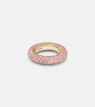 Blossom Bubble 18kt gold ring with sapphires | Octavia Elizabeth