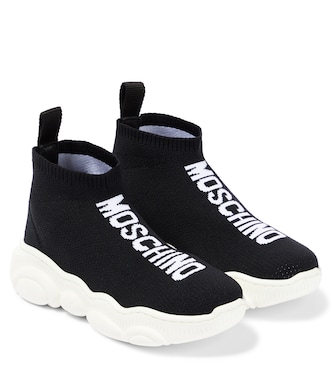 Logo sock sneakers | Moschino Kids