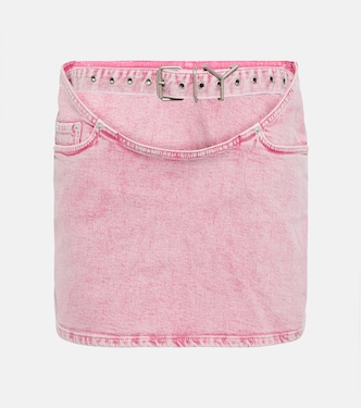 Minifalda en denim con cinturón | Y/Project