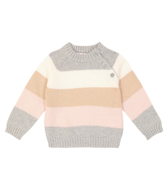 Baby striped virgin wool sweater | Il Gufo
