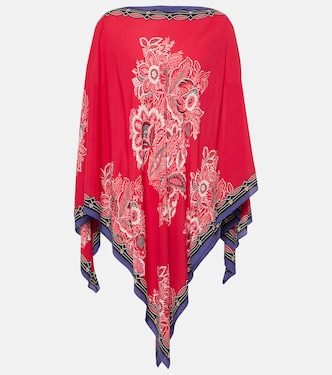 Cape imprimée en satin | Etro