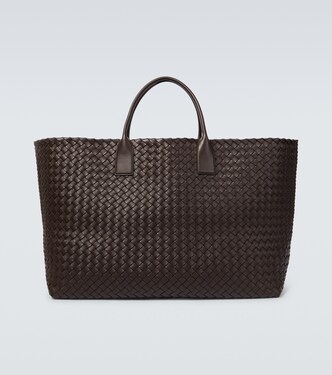 Tote Bag Cabat Maxi aus Leder | Bottega Veneta