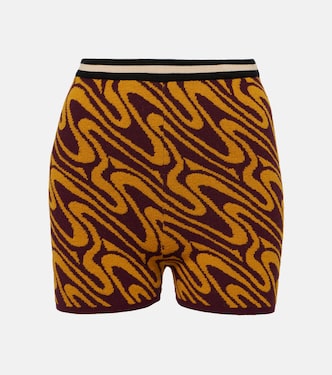 High-rise jacquard shorts | Dries Van Noten