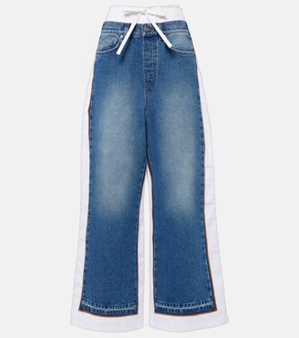 Mid-Rise Wide-Leg Jeans | Jean Paul Gaultier