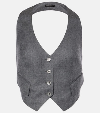 Wool twill vest | Tom Ford