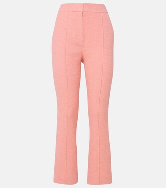 Pantalon évasé Tani en coton | Veronica Beard