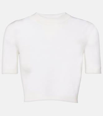 Cropped-Top aus Kaschmir | Alaïa
