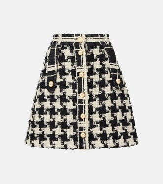 Wool-blend tweed miniskirt | Valentino