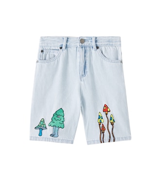 Embroidered denim shorts | Stella McCartney Kids