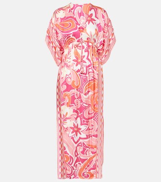 Cafetan Amaya à fleurs | Poupette St Barth